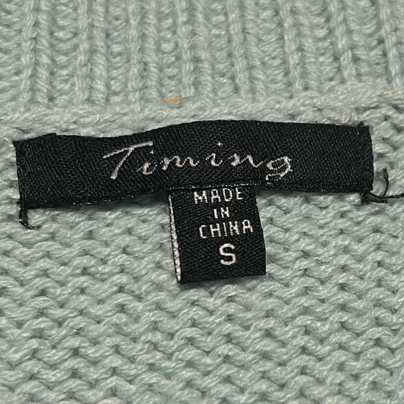 Dusty Blue Sweater - Picture 3 of 3